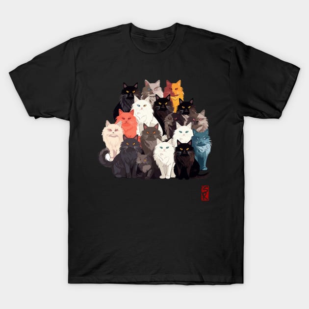 Cats T-Shirt by siriusreno